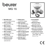 Предварительный просмотр 1 страницы Beurer mg 16 Instructions For Use Manual