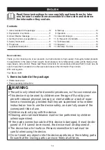 Preview for 10 page of Beurer MG 206 HD-enjoy Instructions For Use Manual