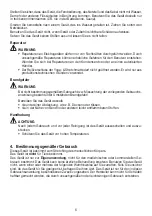 Preview for 6 page of Beurer MG 280 Instructions For Use Manual