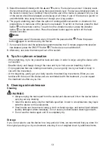 Preview for 19 page of Beurer MG 280 Instructions For Use Manual