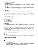 Предварительный просмотр 14 страницы Beurer MG 320 Instructions For Use Manual