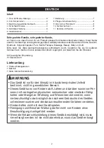 Preview for 2 page of Beurer MG 520 To Go Instructions For Use Manual