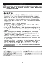 Preview for 2 page of Beurer MG 70 Instruction Use