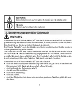 Preview for 7 page of Beurer MG 850 Instructions For Use Manual