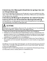 Preview for 13 page of Beurer MG 850 Instructions For Use Manual