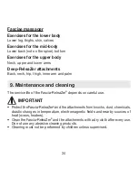 Preview for 34 page of Beurer MG 850 Instructions For Use Manual