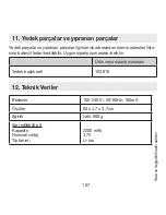 Preview for 107 page of Beurer MG 850 Instructions For Use Manual