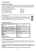 Preview for 52 page of Beurer MG180 Instructions For Use Manual