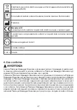 Preview for 57 page of Beurer MG180 Instructions For Use Manual