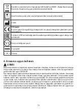 Preview for 70 page of Beurer MG180 Instructions For Use Manual