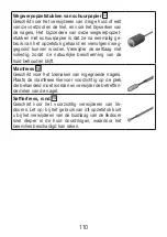 Предварительный просмотр 110 страницы Beurer MP 52 Instructions For Use Manual