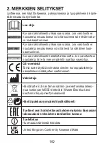 Предварительный просмотр 152 страницы Beurer MP 52 Instructions For Use Manual