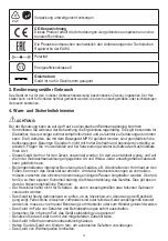 Preview for 4 page of Beurer MP 60 Instructions For Use Manual