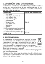 Preview for 16 page of Beurer MP 62 Instructions For Use Manual