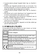 Preview for 36 page of Beurer MP 62 Instructions For Use Manual