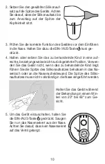 Preview for 10 page of Beurer NA 20 Instructions For Use Manual