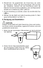 Preview for 11 page of Beurer NA 20 Instructions For Use Manual