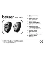 Beurer PM 15 Instructions For Use Manual предпросмотр