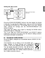 Предварительный просмотр 21 страницы Beurer PM 18 Operating Instructions Manual