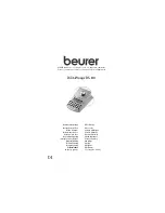 Предварительный просмотр 78 страницы Beurer PM 40 Operating Instructions Manual