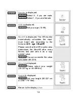 Предварительный просмотр 17 страницы Beurer pm 45 Operating Instructions Manual