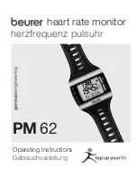 Beurer PM 62 Operating Instructions Manual предпросмотр