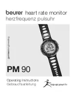 Beurer PM 90 Operating Instructions Manual предпросмотр