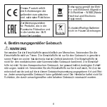 Preview for 6 page of Beurer SL 15 DreamSound Instructions For Use Manual