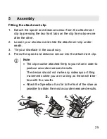 Предварительный просмотр 25 страницы Beurer Speedbox II Operating Instructions Manual