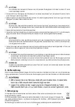 Preview for 8 page of Beurer UB60 Instructions For Use Manual