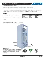 Предварительный просмотр 4 страницы Beverage-Air MT06 Installation And Operating Instructions Manual