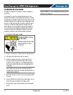 Preview for 16 page of Beverage-Air WTRCS Series Installation And Operating Instructions Manual