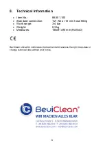 Предварительный просмотр 8 страницы BeviClean Bevi Plus Operating Instructions Manual