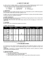 Предварительный просмотр 7 страницы BevLes CA43-CV13 Operation And Maintenance Manual