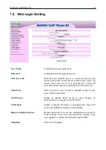 Предварительный просмотр 11 страницы BeWAN BWVOIP-PHS2 User Manual