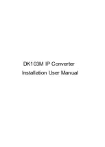 Beward DK103M Installation & User Manual предпросмотр