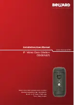 Beward DS06M(P) Installation & User Manual предпросмотр