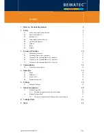 Preview for 3 page of Bewatec MediTel T5 Operating Manual