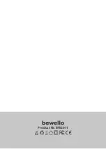 Preview for 16 page of bewello BW2011 User Manual