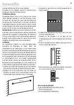 Предварительный просмотр 8 страницы bewello BW2019 User Manual