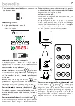 Предварительный просмотр 27 страницы bewello BW2019 User Manual