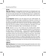 Предварительный просмотр 10 страницы bewello BW2102 Manual