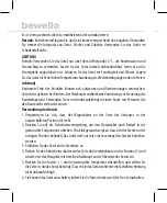 Предварительный просмотр 12 страницы bewello BW2102 Manual