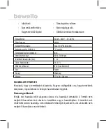 Предварительный просмотр 15 страницы bewello BW2102 Manual