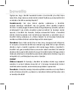 Предварительный просмотр 17 страницы bewello BW2102 Manual