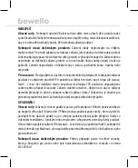 Предварительный просмотр 22 страницы bewello BW2102 Manual