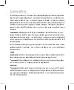 Предварительный просмотр 23 страницы bewello BW2102 Manual