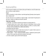 Предварительный просмотр 30 страницы bewello BW2102 Manual