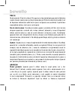 Предварительный просмотр 34 страницы bewello BW2102 Manual