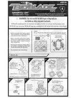 Preview for 1 page of Beyblade Gekiryu-oh Instructions